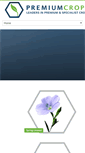 Mobile Screenshot of premiumcrops.com